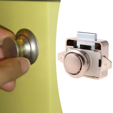 Push Lock Button Catch Lock Cupboard Door Camper