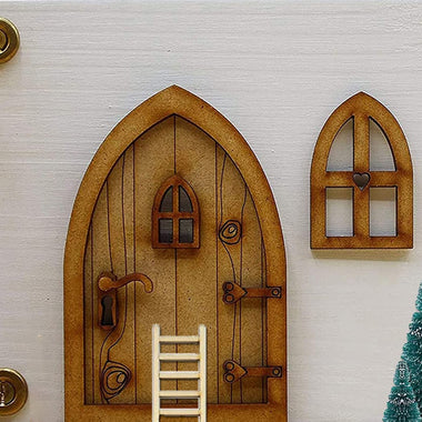 Dollhouse Christmas Tree Kit DIY Garland Wall Hanging Ornaments