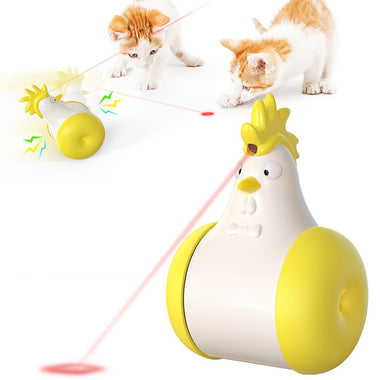 Cat Interactive LED Laser Toy Chick Style Automatic Infrared Teasing Toy
