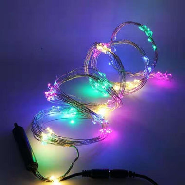 100/200 LED Fairy Lights 8 Light Modes Waterfall Party Decorations