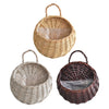 Handmade Wicker Woven Basket Wall Mounted Dried Flower