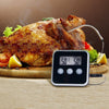 Electronic Digital LCD Food Thermometer Probe BBQ Meat Water Oil