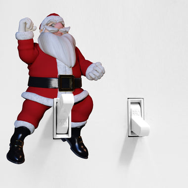 5pcs Santa Claus Switch Outlet Sticker Christmas DIY Art