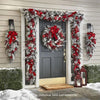 Holiday Trim Front Door Wreath Christmas