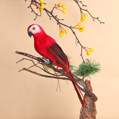 Cute Foam Bird Handmade Artificial Parrot Wedding Decoration