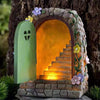 Fairy House Miniature Statue Solar Light Ornaments