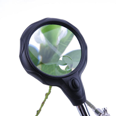 Welding Magnifying Glass LED Light 3.5X 12X lens Auxiliary Clip