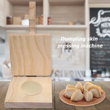 Dumpling Wrapper Skin Pressing Gadgets Wooden