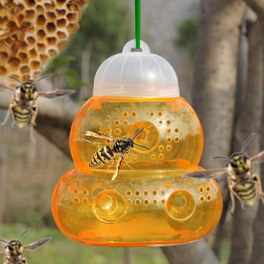 Wasp Trap Fruit Fly Flies Insect Bug Hanging Honey-Trap Catcher