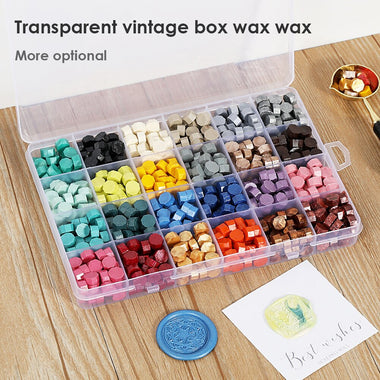 700pcs Vintage Wax Seal Stamp Tablet Pill Sealing Stamps