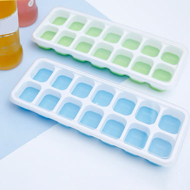 14 Grid Plastic Ice Cube Tray