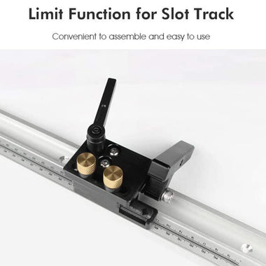 45 Chute Limiter T Track Stopper with Scale Aluminum Alloy Tools