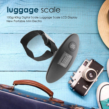 40kg/100g LCD Digital Electronic Luggage Scale Portable Suitcase Scale