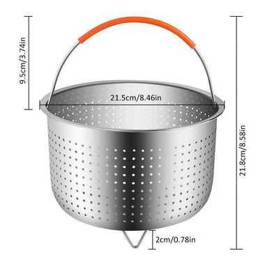 Stainless Steel Kitchen Steam Basket Pressure Cooker