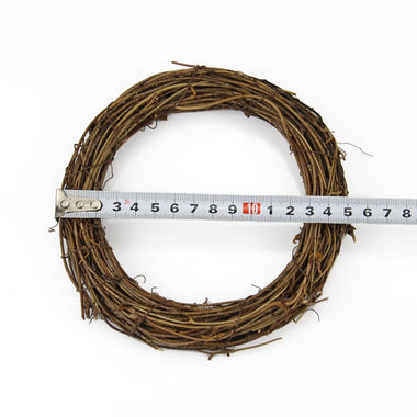 Rattan Ring Cheap Artificial Flowers Garland Dried Plants Frame