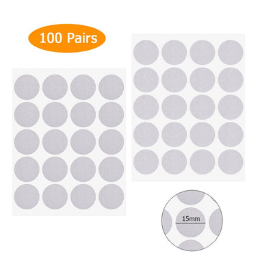 100 Pairs Dots Sticker Hook Loop