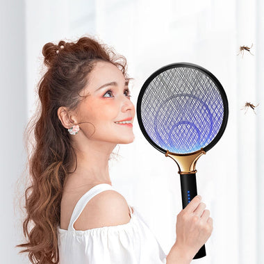 2 in 1 LED Electric Mosquito Swatter 1200mAh