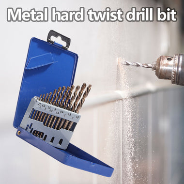 13pcs M35 Twist Drill Bit Set Straight Shank Cobalt Drill Bits
