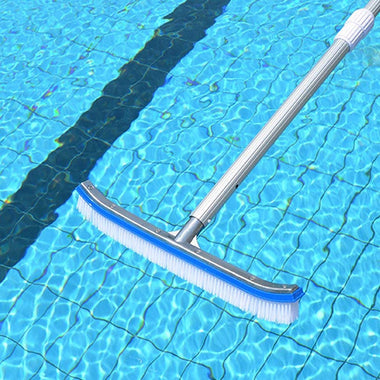 18 inch Swimming Pool Brush Aluminum Handle and Nylon