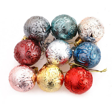 Christmas Balls 12pcs 4cm Christmas Decorative Ball