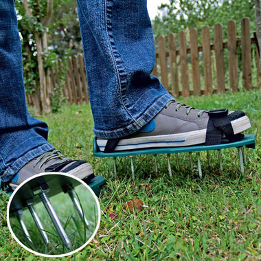 1 Pair Grass Spiked Gardening Walking Revitalizing Lawn Aerator Sandals
