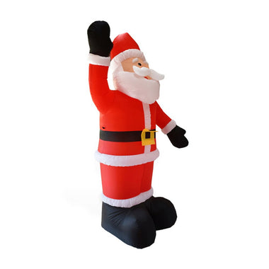 Christmas Inflatable Model Santa Waving Hand for Garden Lawn Party