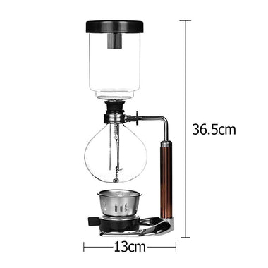 Siphon Coffee Maker Tea Siphon Pot Vacuum Coffeemaker Glass
