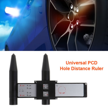 Universal PCD Measuring Sliding Pitch Ruler Wheel Circle Tyre hand Tool