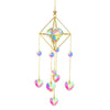 Crystal Wind Chimes Ornament Love Heart