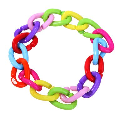 100Pcs/lot Plastic Parrot Toys C-clips Hooks Chain