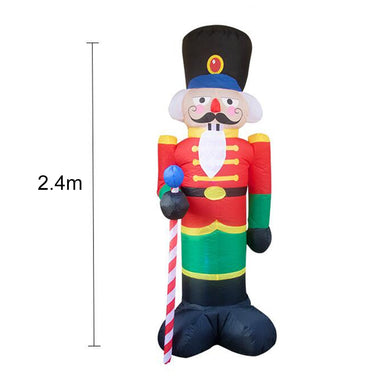 Inflatable Doll Night Light Merry Christmas Outdoor Santa Claus