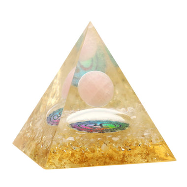 5cm Orgonite Pyramid Natural Crystal Stone