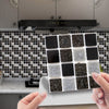 Ceramic Tile Stickers 10pcs 10x10cm 3D Mosaic Wall Sticker