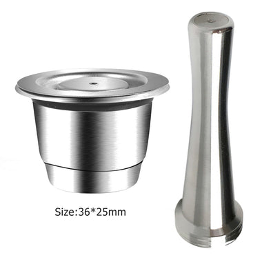 Refillable Stainless Steel Espresso Coffee