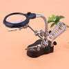Welding Magnifying Glass LED Light 3.5X 12X lens Auxiliary Clip