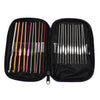 Crochet Hooks Set Bag 12pcs Soft Handle Aluminum Full Tool Set