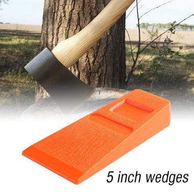 1/2pcs 5 inch Felling Wedge Plastic Felled Chock Tree Cutting Tools