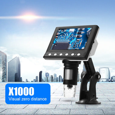 1000X Electronic 4.3 Inch Display VGA Digital Microscope