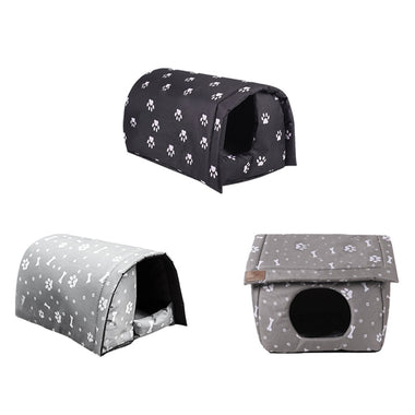 Cat Dog House Nest Pet Kennel Cage Cave Bed Oxford Cloth