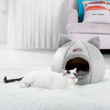 Deep sleep comfort in winter cat bed little mat basket