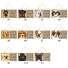 Creativity Dog Tags Wood Rectangular Decorative Plaques