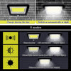 LED Solar Wall Light Waterproof PIR Motion Sensor Lamps