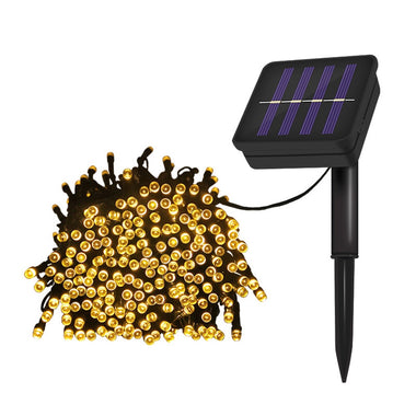 LED Fairy String Garland Lights Waterproof Outdoor Solar Powered Lamp