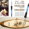 28 in 1 Wood Burning Kit with 60W Temperature Adjustable 220-450 C