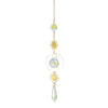 Crystal Wind Chime Pendant Colorful Star Moon Hanging Drops
