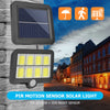 160LED Solar Powered Wall Light Outdoor Waterproof PIR Motion