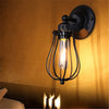 Retro Industrial Style Wall Light Vintage Wrought Iron Lampshade Light Cafe Bar