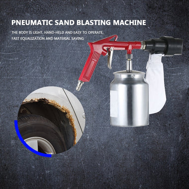 Handheld Airbrush Sand Blaster Set Adjustable Portable