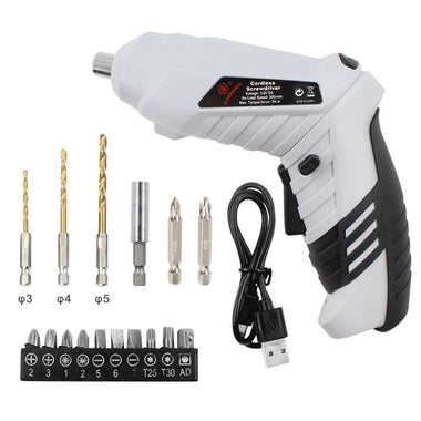 Cordless USB Charging Mini Electric Screwdriver 3.6V Rechargeable Drill