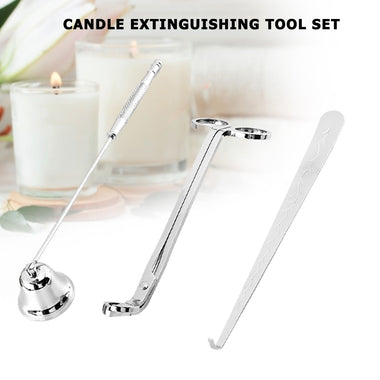 3pcs Candle Wick Scissor Set Tool Hook Cutter Clipper Stainless Steel